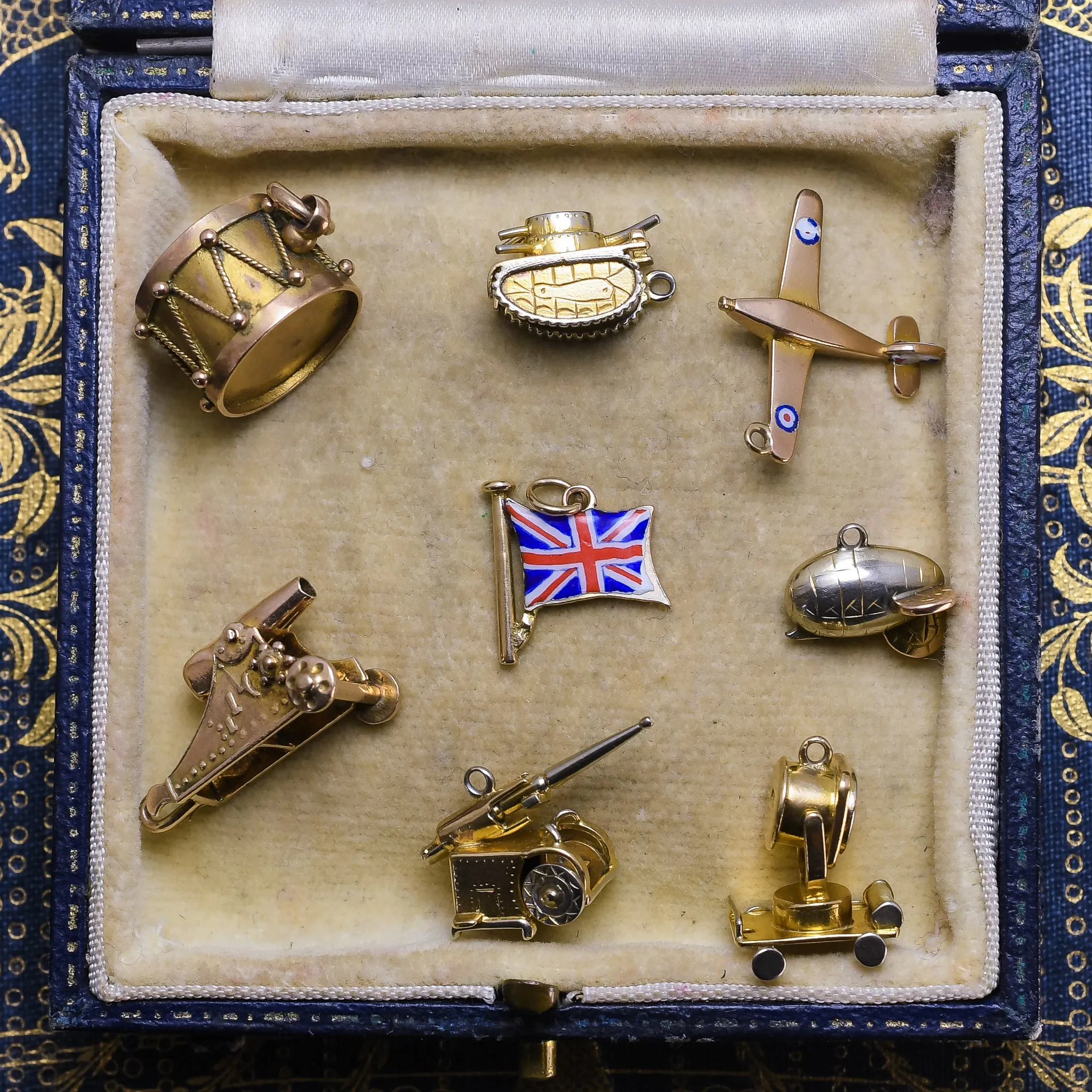 WW2 Gold Charm Collection
