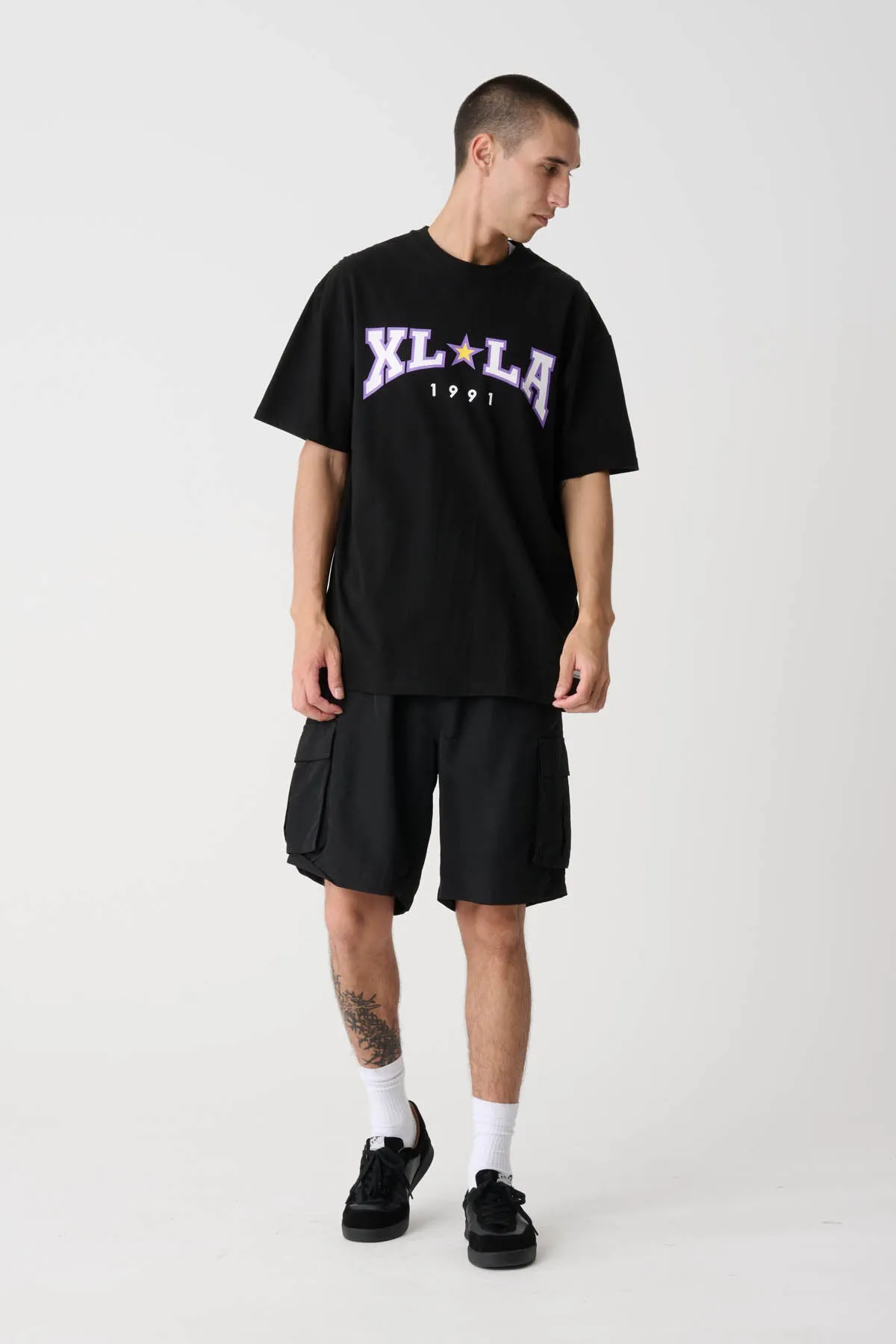 XL LA 91 TEE - BLACK