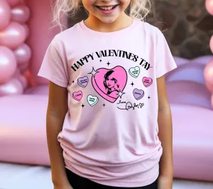 Youth Happy Valentine's Tay Candy Heart Tee