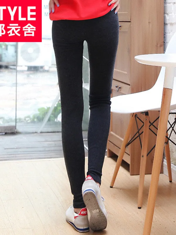 zipper pockets skinny leggings